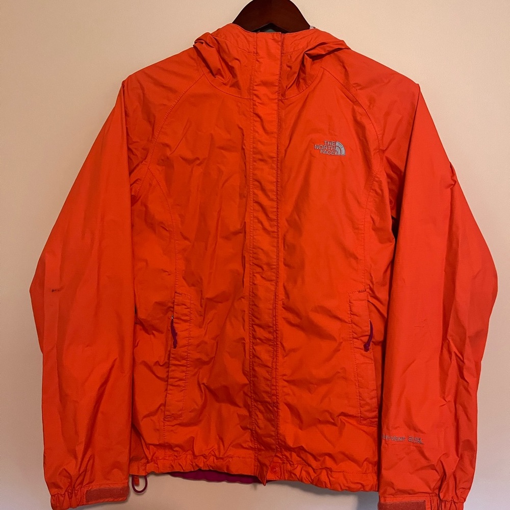 WOMENS north face rain jacket